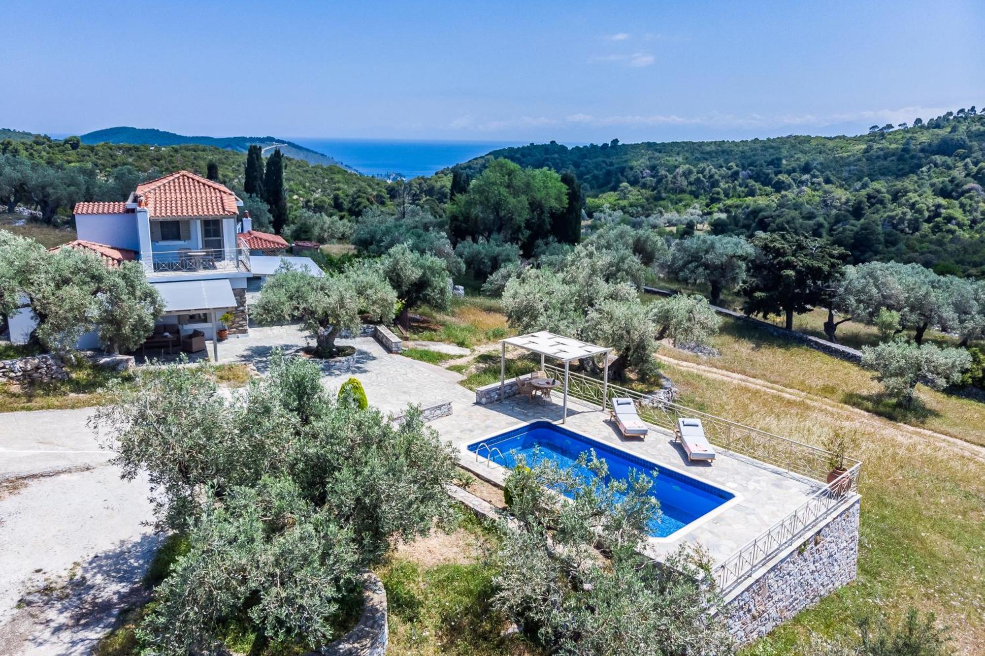 Villa Nektaria Alikias Exterior foto