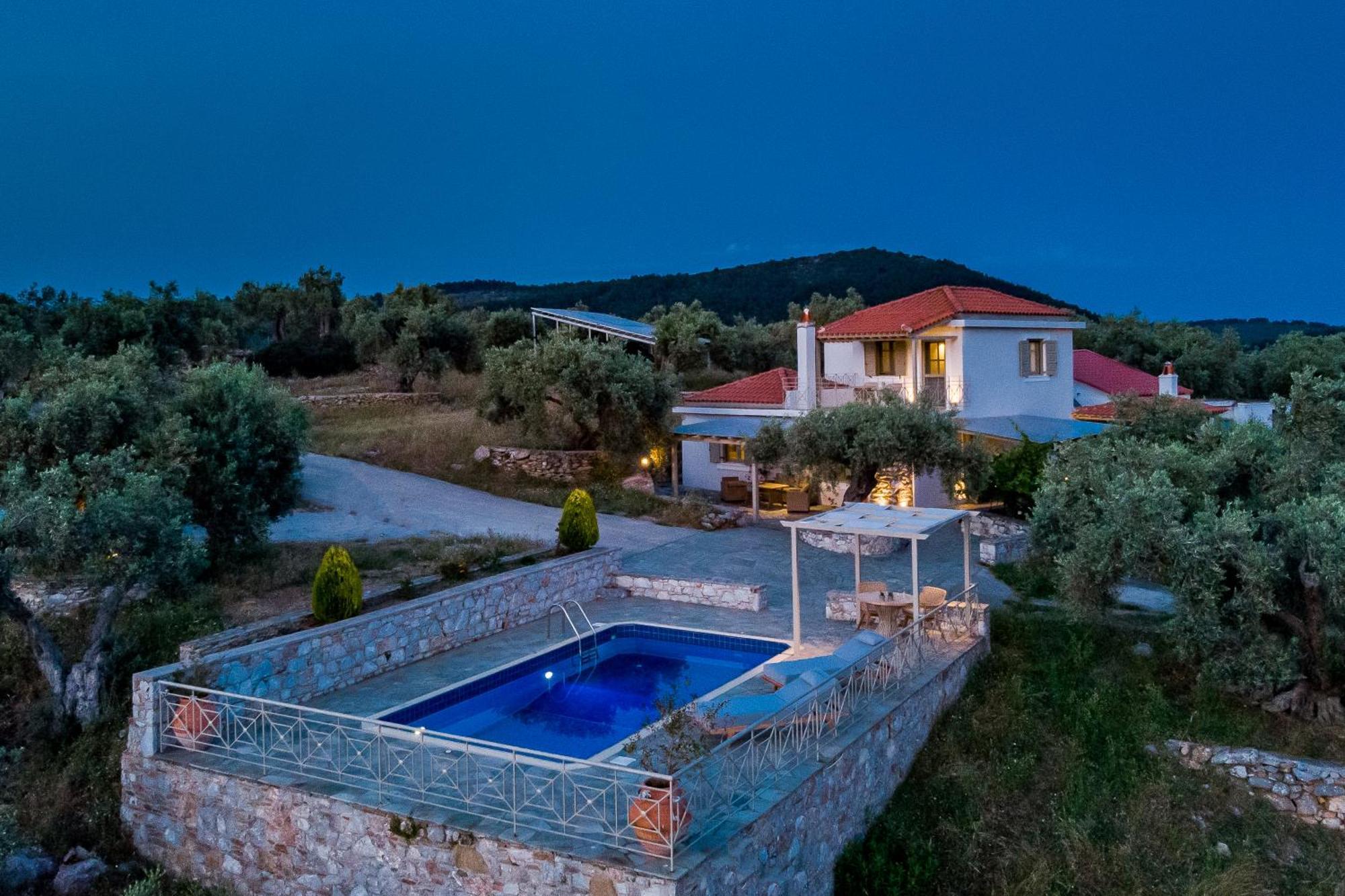 Villa Nektaria Alikias Exterior foto