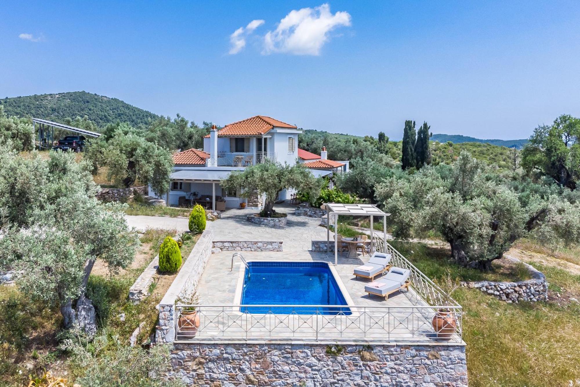 Villa Nektaria Alikias Exterior foto