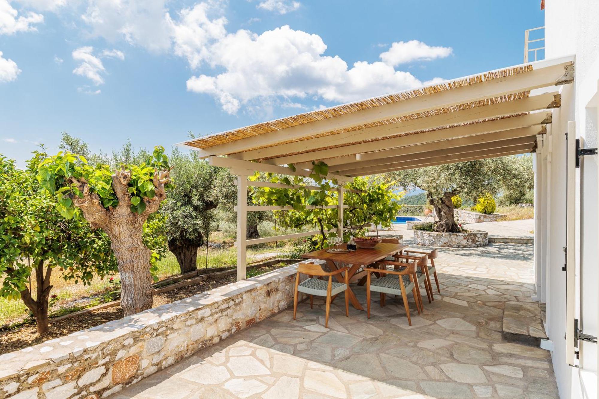 Villa Nektaria Alikias Exterior foto