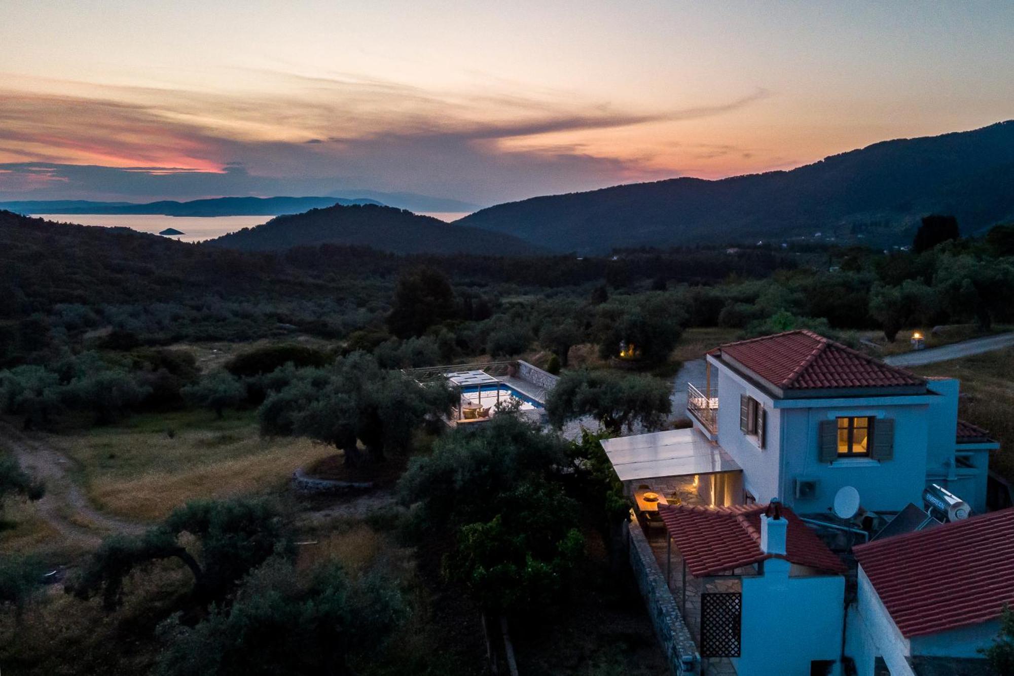 Villa Nektaria Alikias Exterior foto